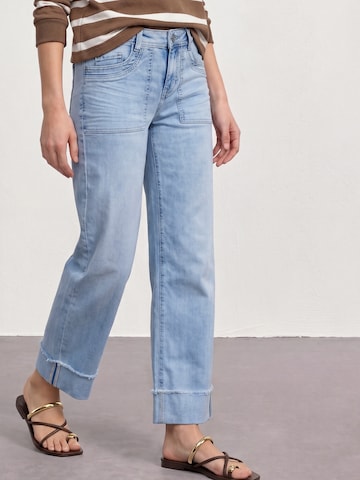 STREET ONE - regular Vaquero 'Amalia' en azul: frente