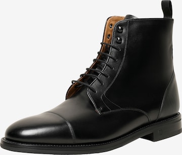 Henry Stevens Veterboots 'Winston CDB' in Zwart: voorkant