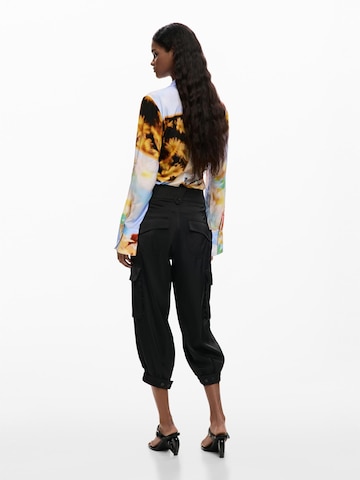 Desigual Loosefit Cargobroek in Zwart