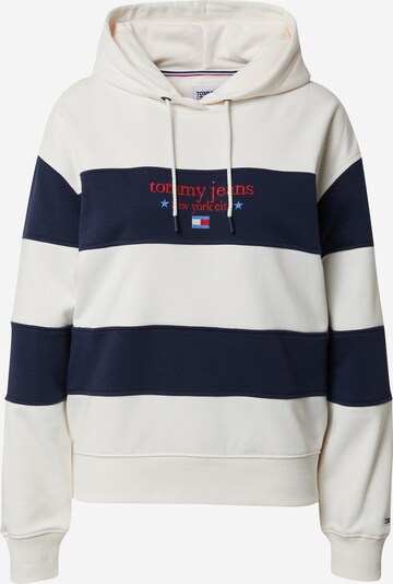 Tommy Jeans Sweatshirt in navy / karminrot / offwhite, Produktansicht