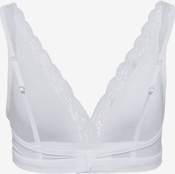 Hanro Triangel Soft Cup BH ' Cotton Lace ' in Weiß