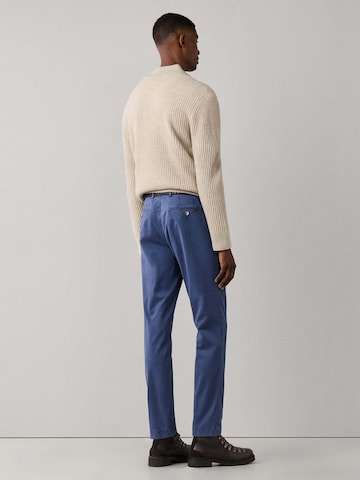 Coupe slim Pantalon chino 'KENSINGTON ' Hackett London en bleu