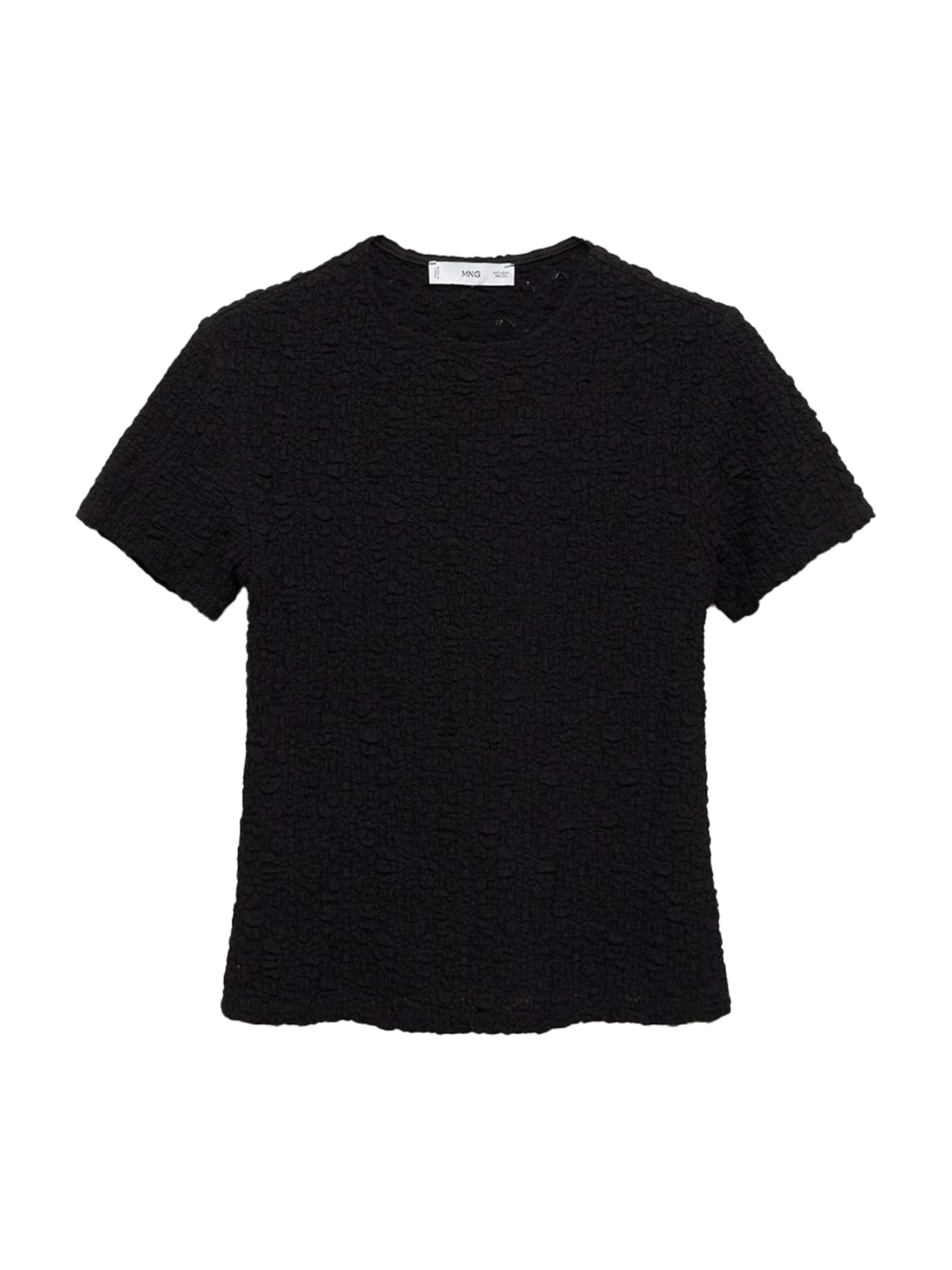 MANGO Koszulka 'NORA' w kolorze czarny: przód