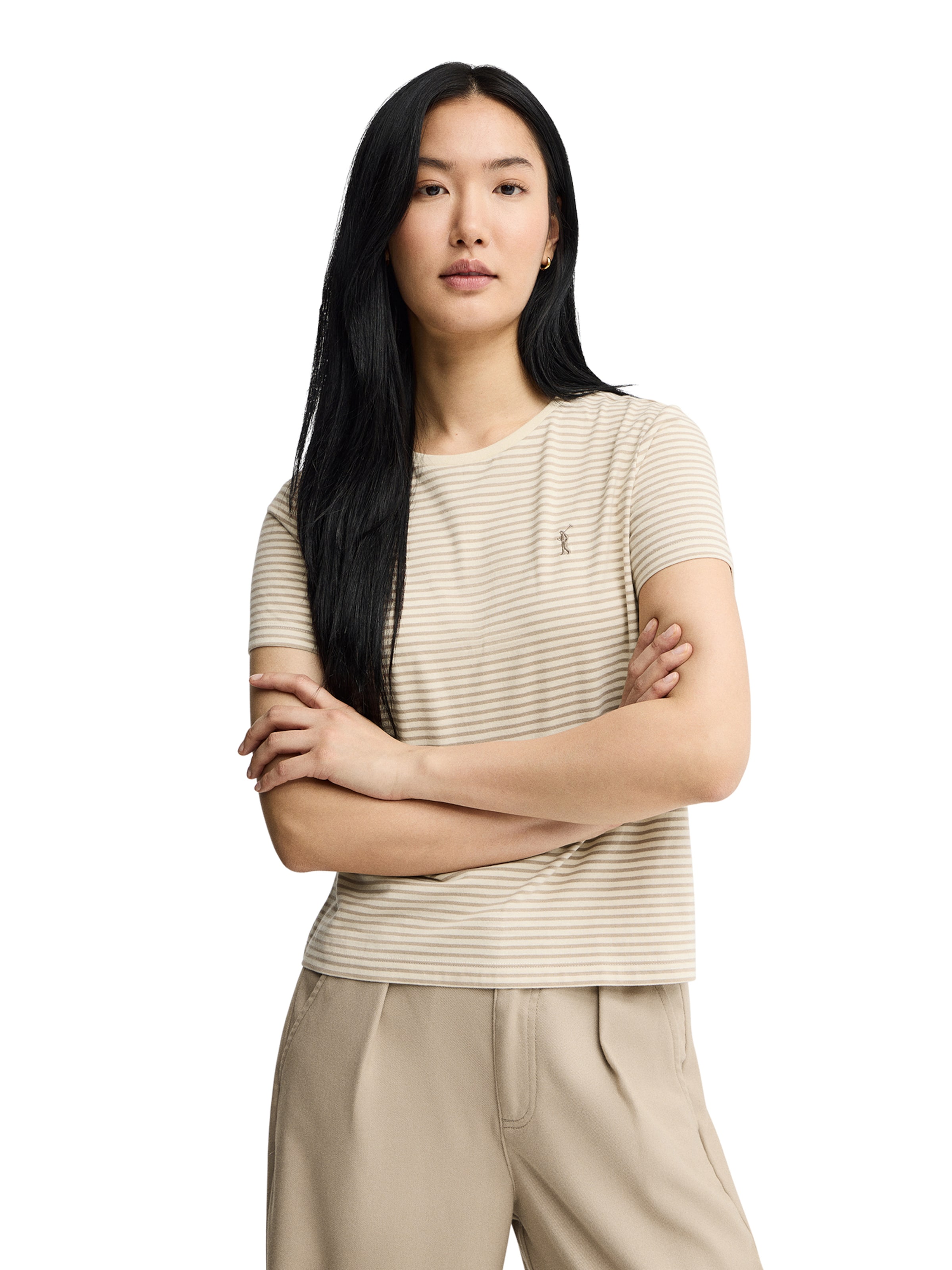 Polo Club Shirt in Brown: front