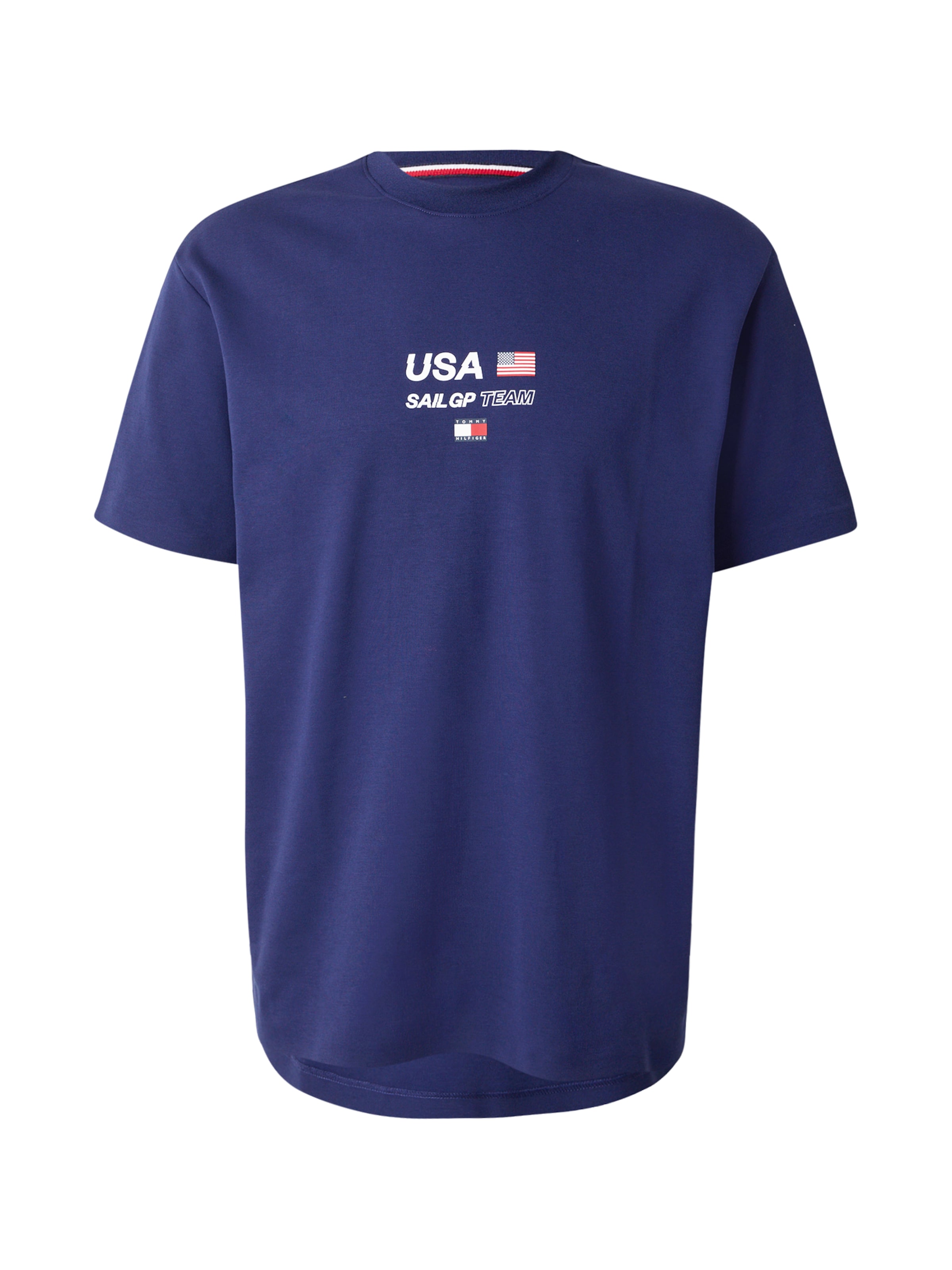 TOMMY HILFIGER Tričko – modrá: přední strana