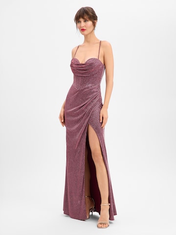 Luxuar Fashion Evening Dress in Red: front