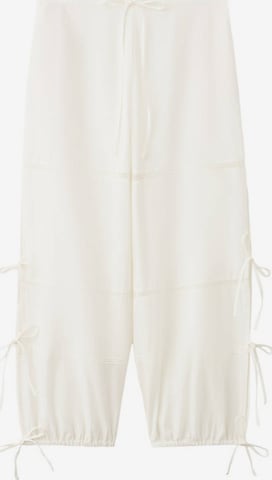 MANGO Pyjamahose in Beige: Vorderseite