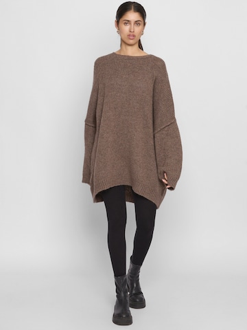 Lilavie Strickpullover ' Vanii ' in Braun