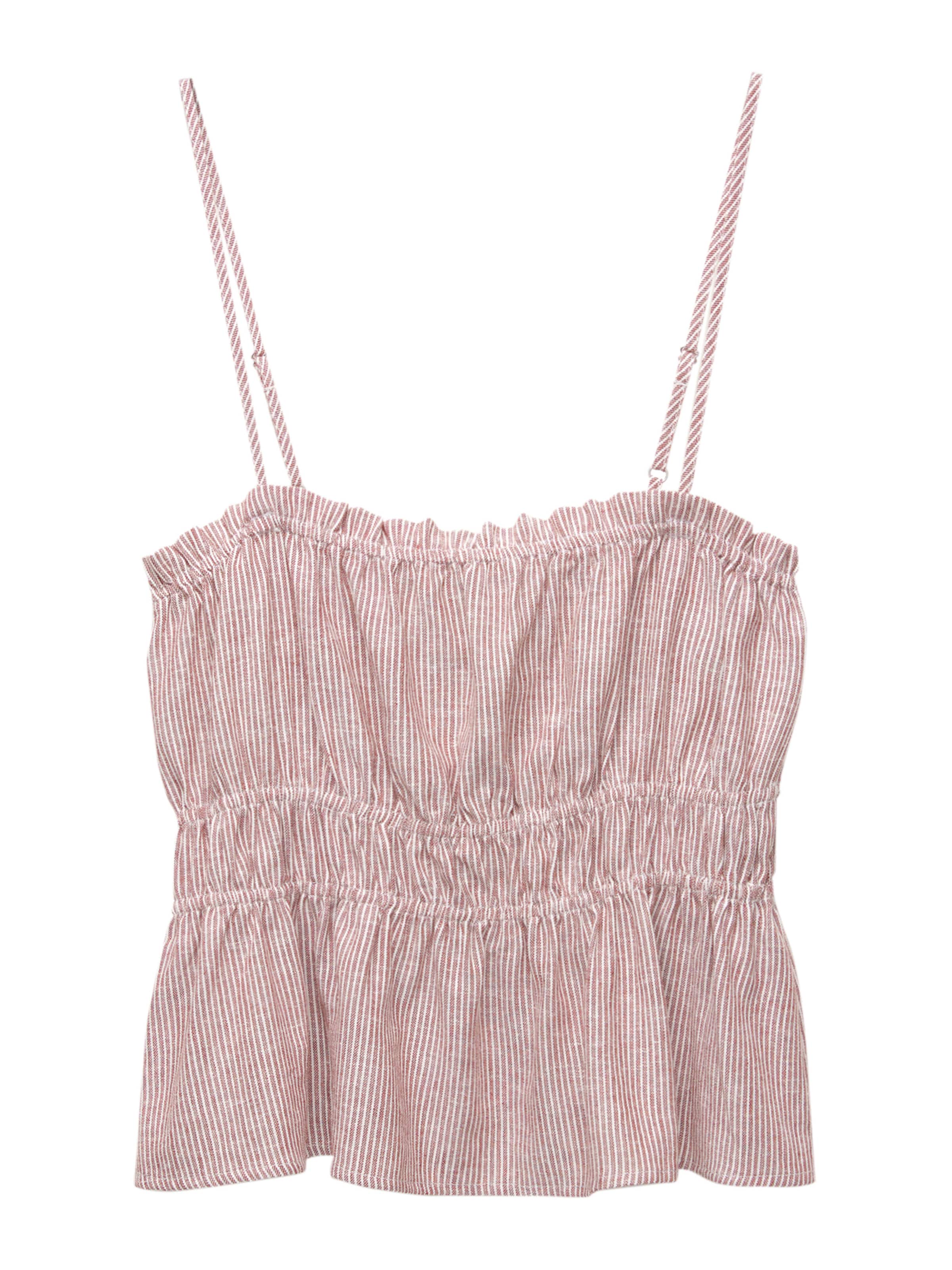 Pull&Bear Top - Červená: predná strana