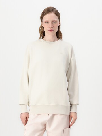 Sweat-shirt 'C_Eteia_5' BOSS en blanc : devant