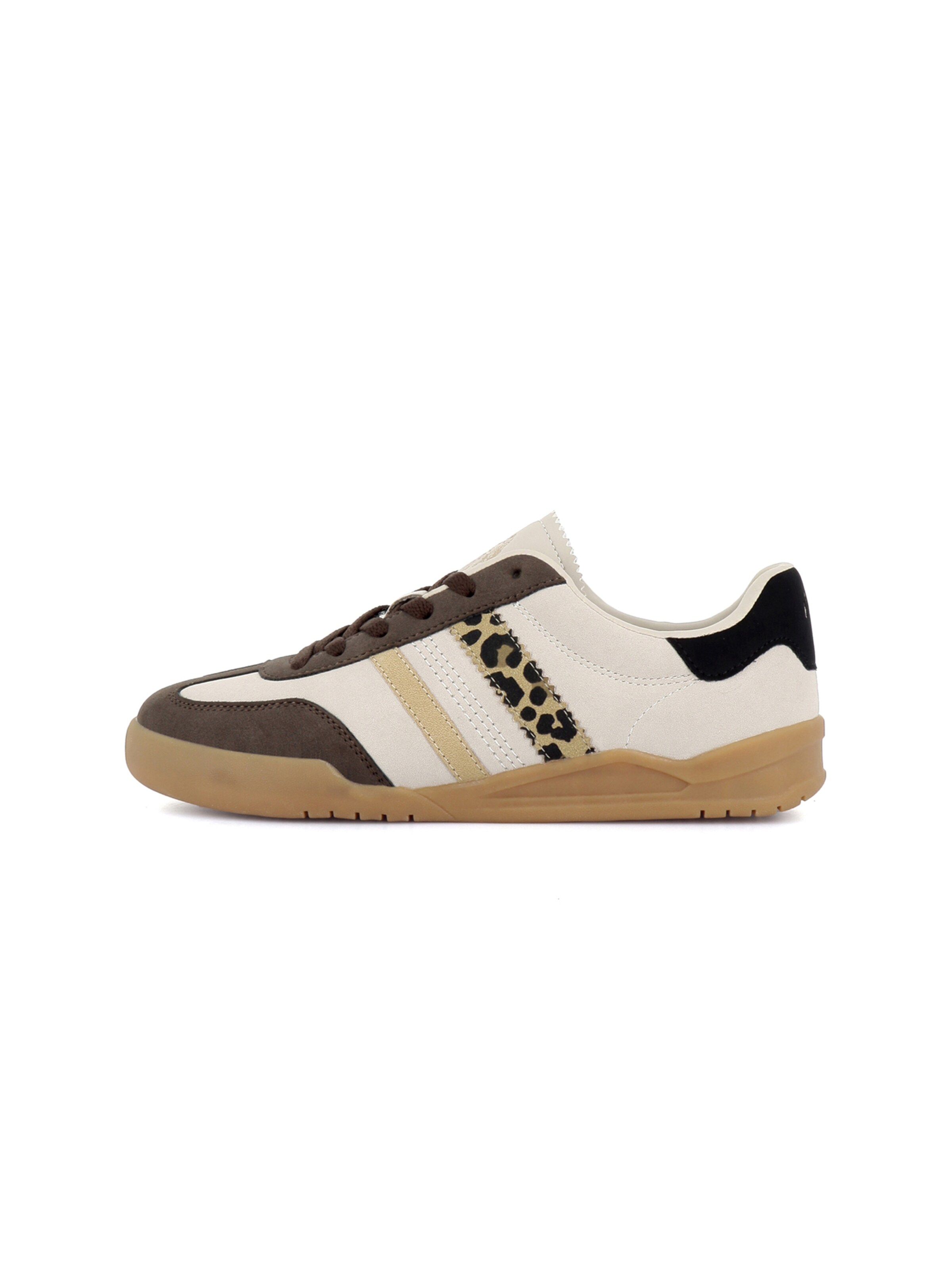 Baskets basses 'Jazz' US POLO ASSN. en beige : devant