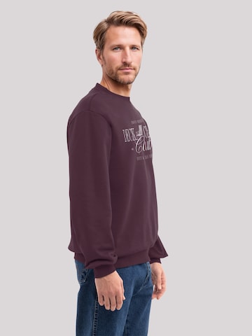 F4NT4STIC Sweatshirt 'Deck Chair Club Knut und Jan' in Rood