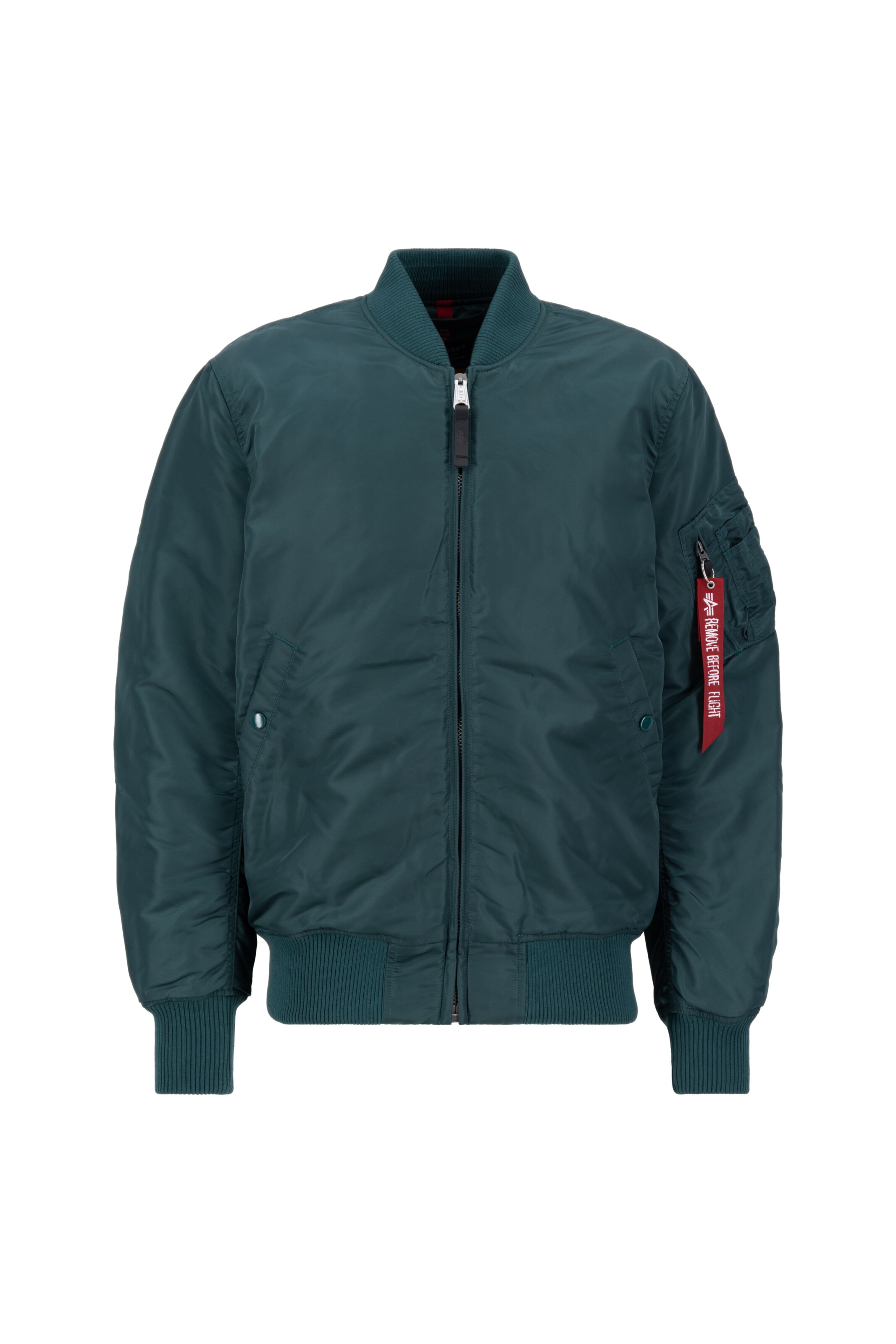 ALPHA INDUSTRIES Jacke 'MA-1 VF 59' in Grün: Vorderseite