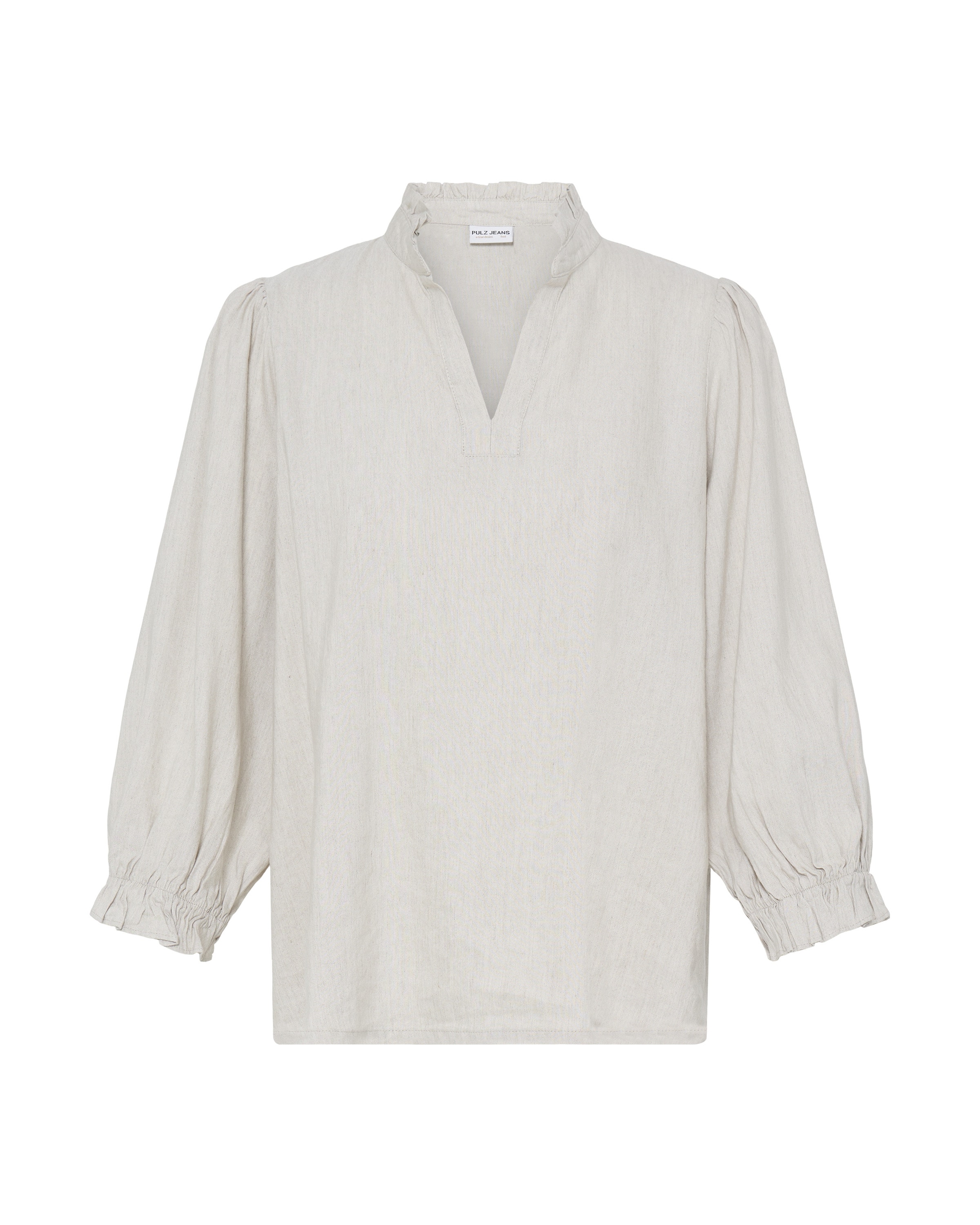 Chemisier 'Pzluca Frill' Pulz en gris : devant