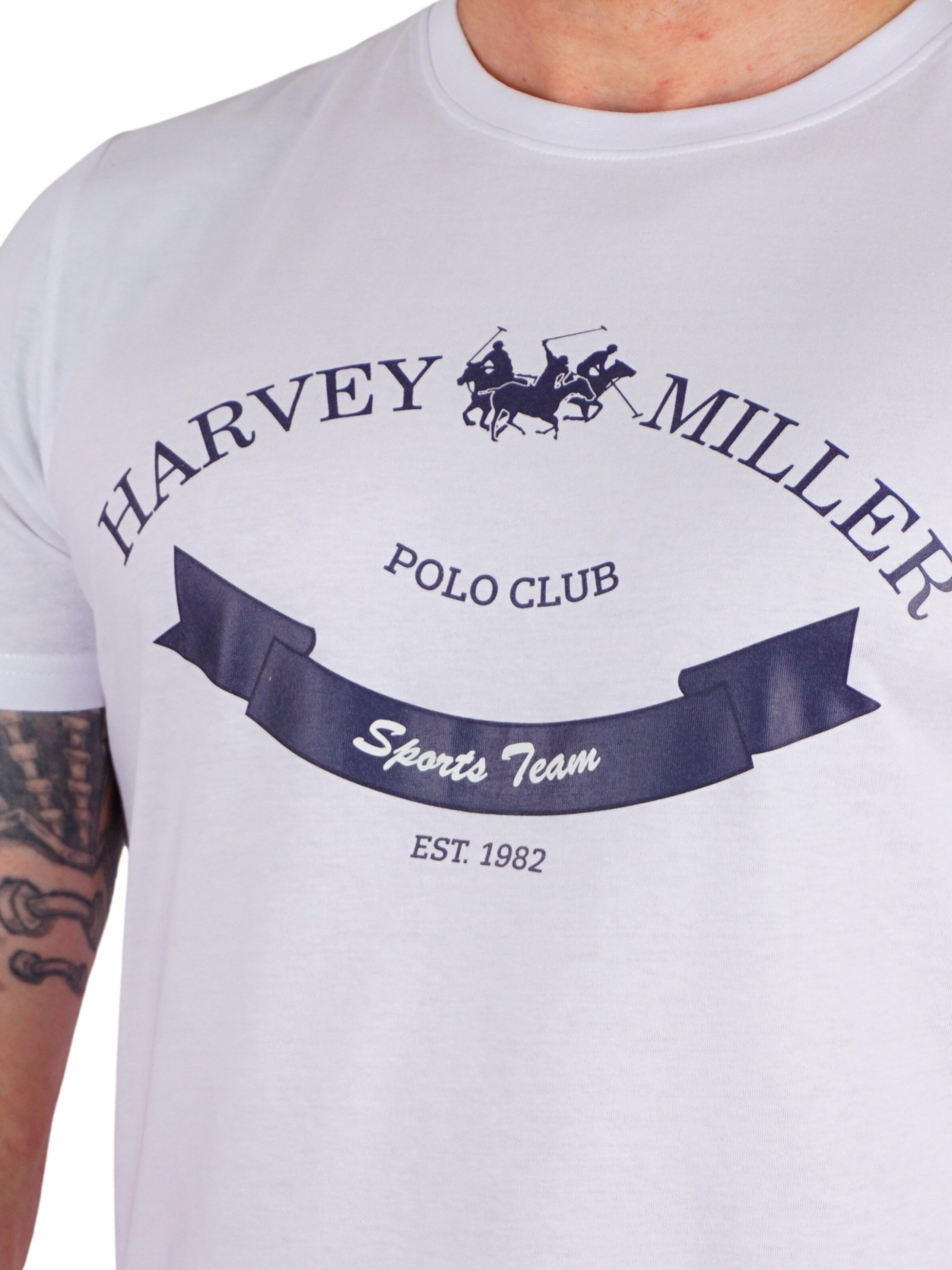 HARVEY MILLER Bluser & t-shirts i hvid