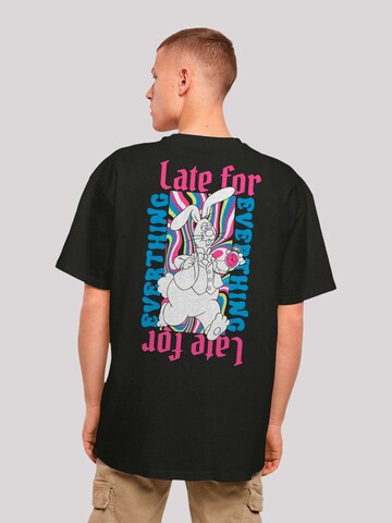 T-Shirt 'Alice im Wunderland Heroes of Childhood' F4NT4STIC en noir
