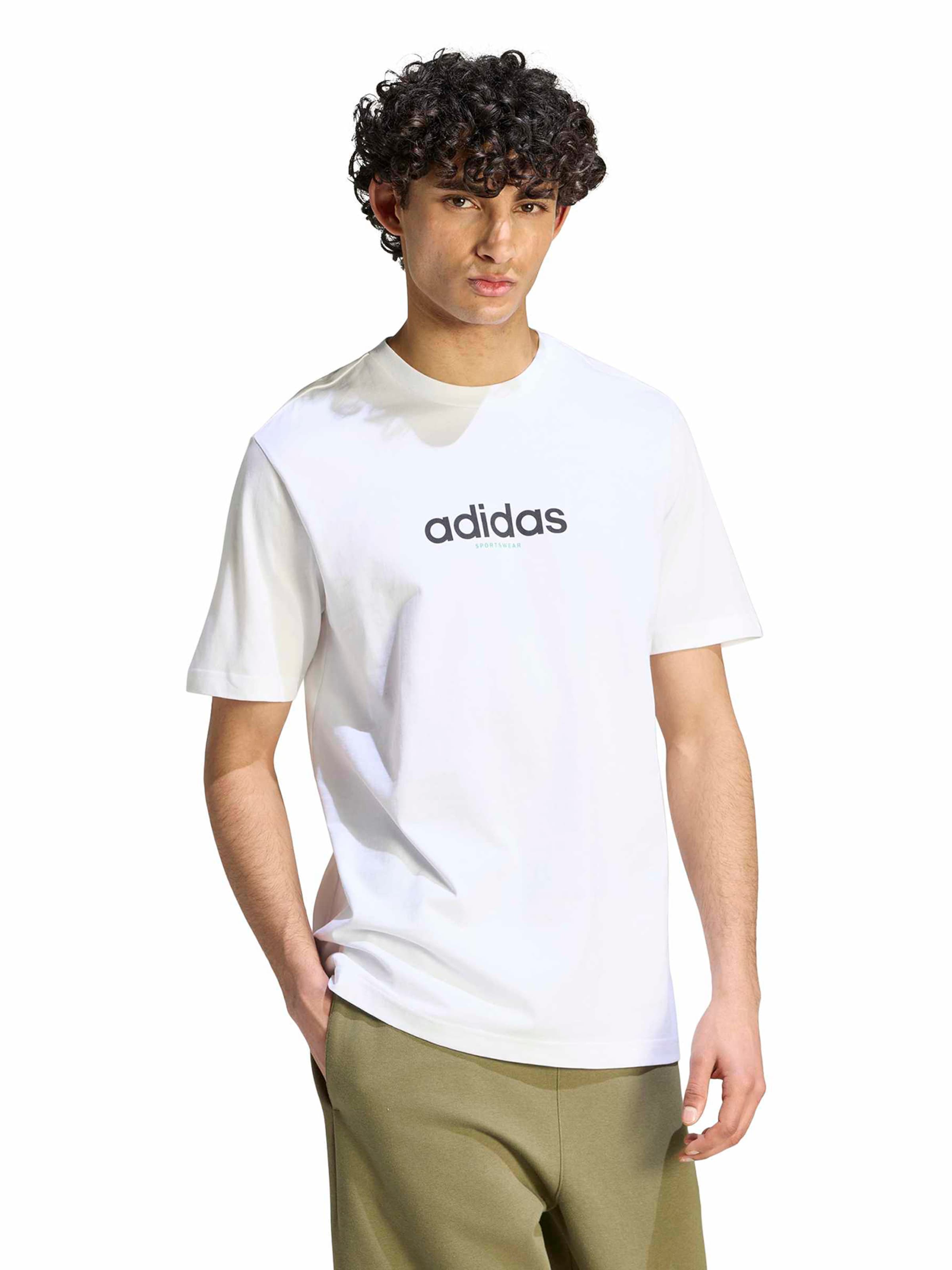 Tricou funcțional de la ADIDAS SPORTSWEAR pe alb: față