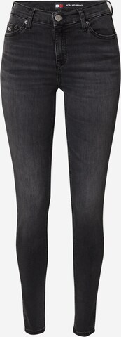 Skinny Jeans 'NORA MID RISE SKINNY' di Tommy Jeans in nero: frontale
