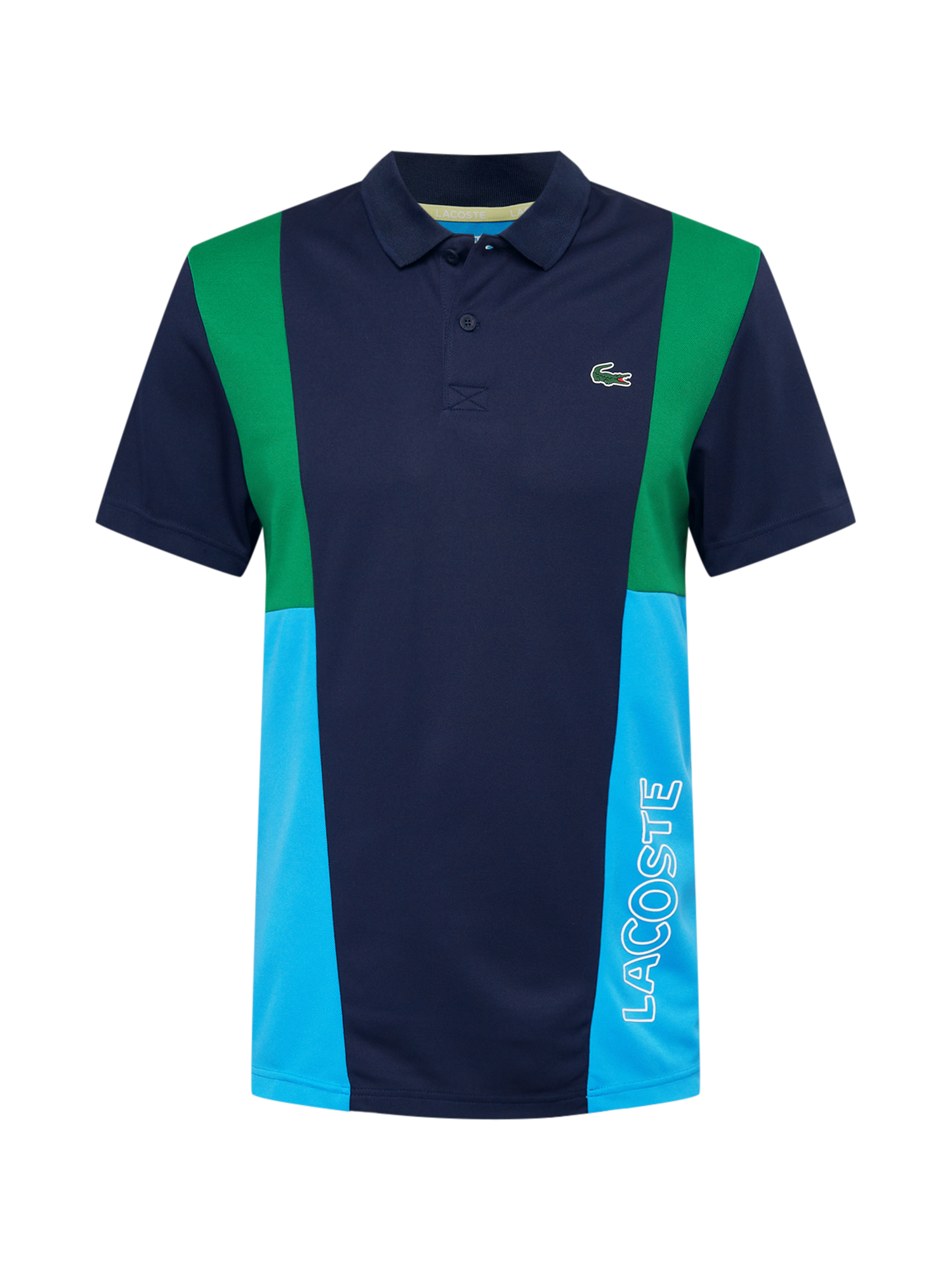 Mężczyźni Odzież sportowa Lacoste Sport Koszulka funkcyjna w kolorze Aqua, Granatowym 