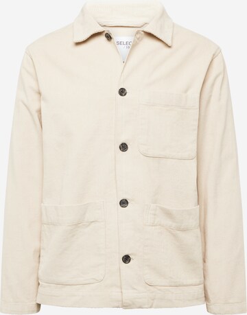 Fit confort Veste mi-saison 'TONY' SELECTED HOMME en beige : devant