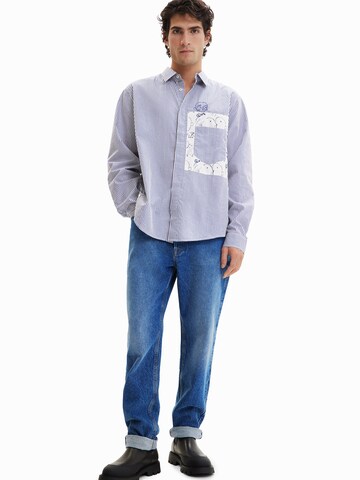 Desigual Regular Fit Hemd 'DANIEL' in Blau