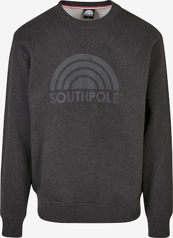 SOUTHPOLE Sweatshirt in Black: front