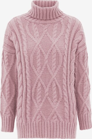 Pull-over BLONDA en rose : devant