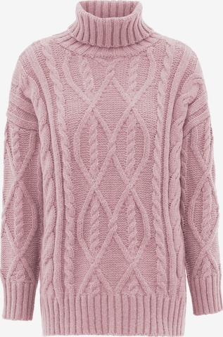 Pull-over BLONDA en rose : devant