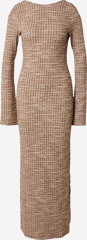 Robes en maille 'KATE' VERO MODA en marron : devant