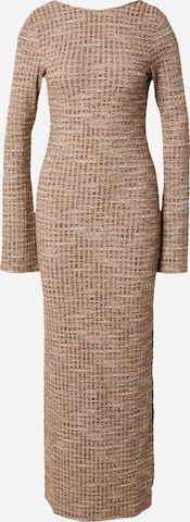 VERO MODA Knitted dress 'KATE' in Brown: front
