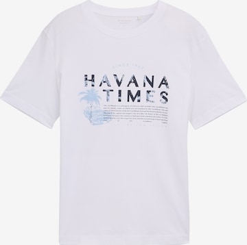 TOM TAILOR Paita värissä valkoinen: etupuoli