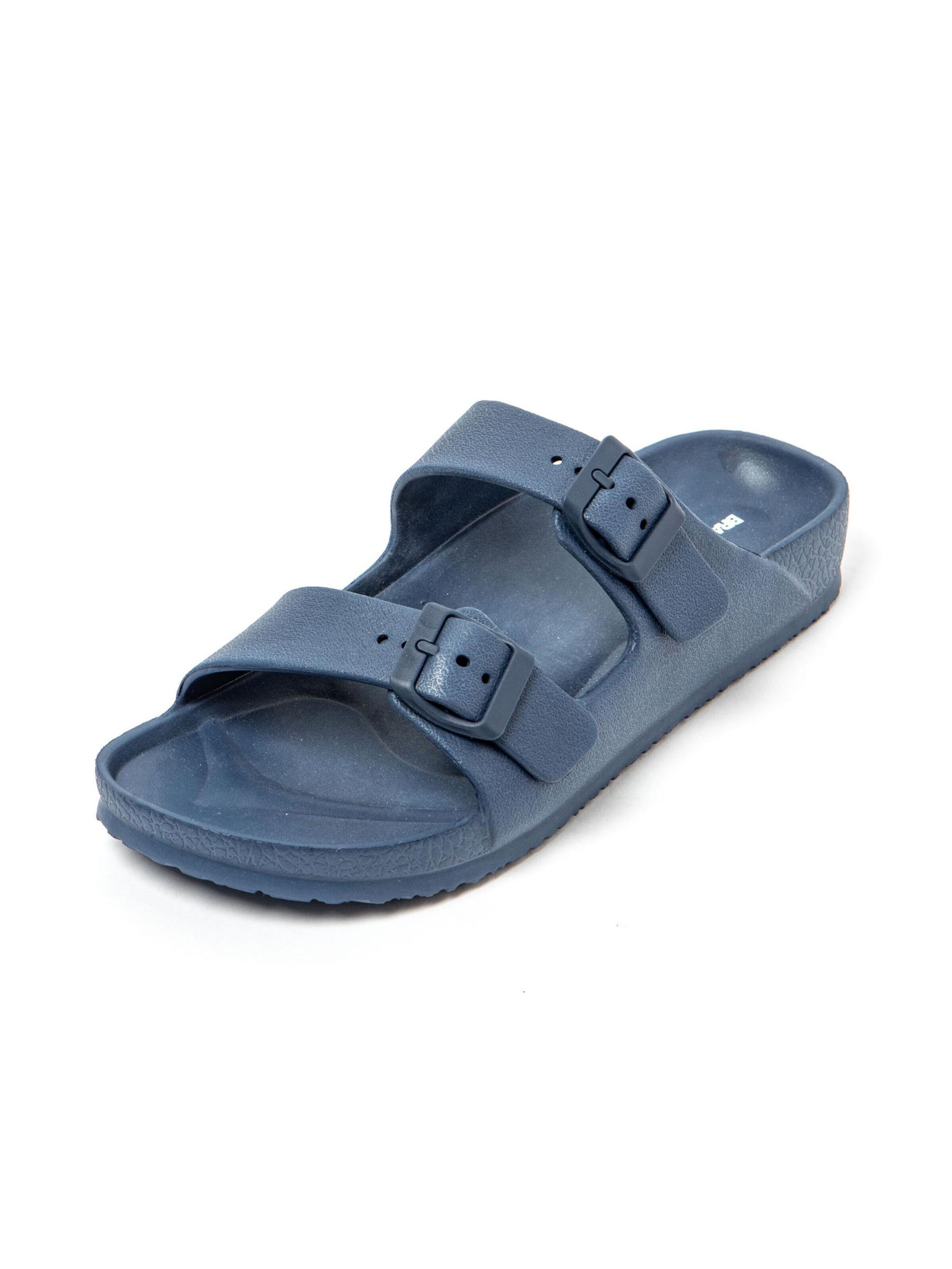 Brasileras Strand-/Badeschuh 'Coastal' in Blau: Vorderseite