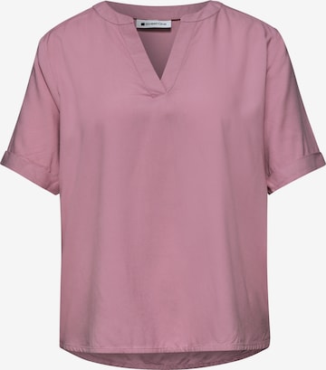 STREET ONE Bluse in Lila: Vorderseite