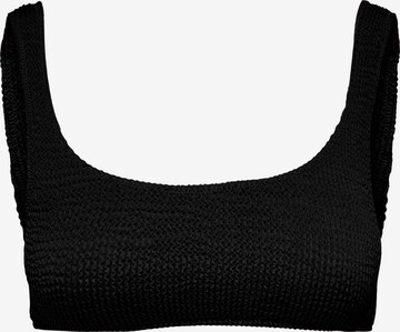 ONLY Bustier Góra bikini 'Amanda' w kolorze czarny: przód