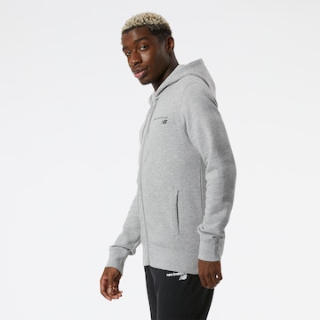 new balance Zip-Up Hoodie in Grey