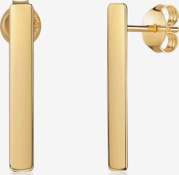 Kamiko Ohrringe 'BAR' in Gold: Vorderseite