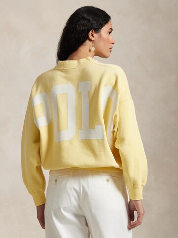 Sweat-shirt Polo Ralph Lauren en jaune : devant