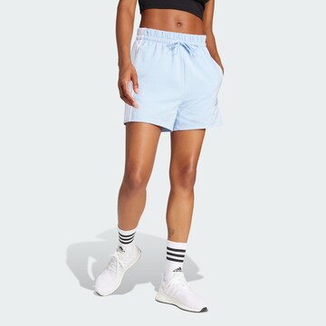 ADIDAS SPORTSWEAR Regular Sports trousers 'Essentials' in Blue: front