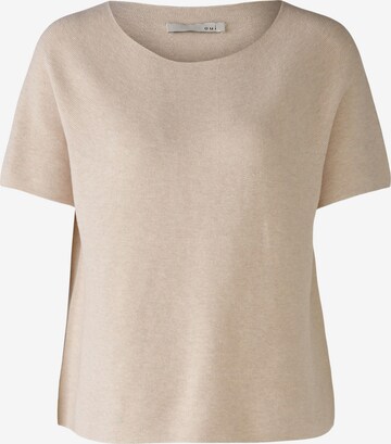 Pull-over OUI en beige : devant