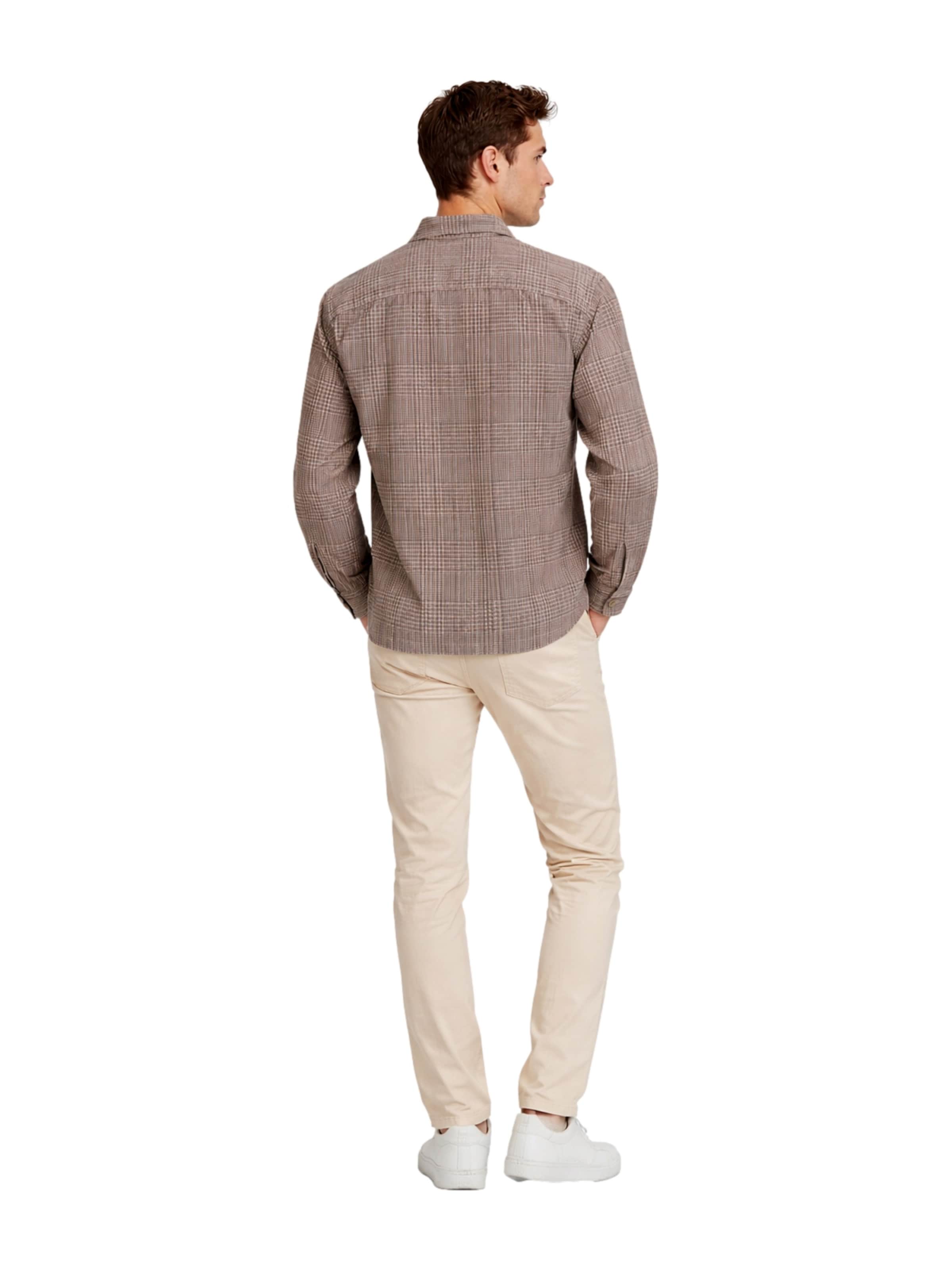JACK & JONES Comfort Fit Skjorte 'Bluoliver' i grå