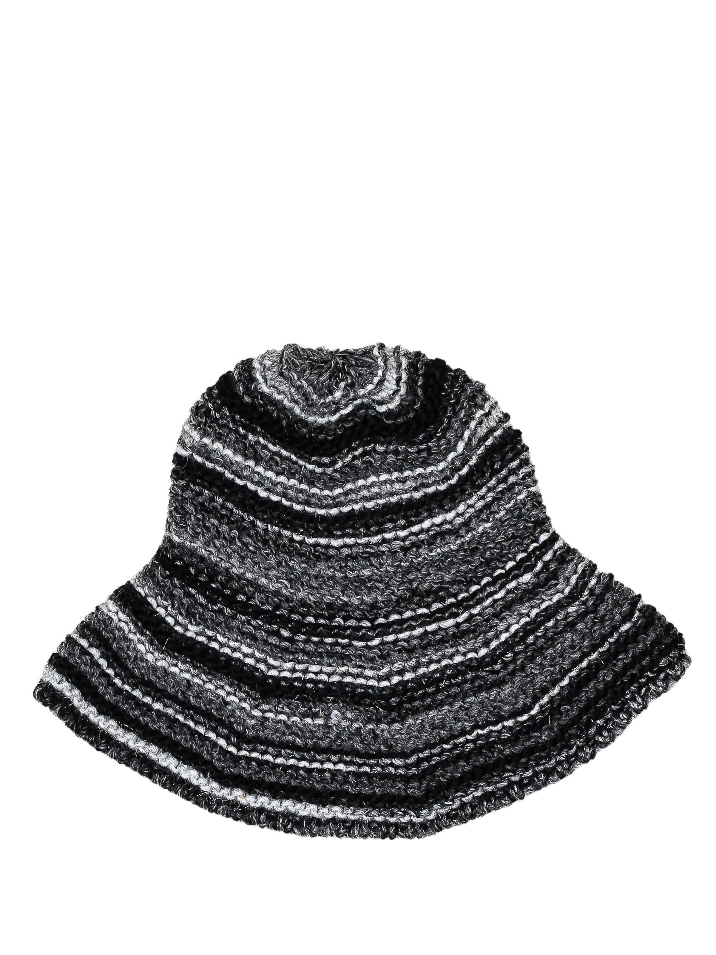 COLLEZIONE ALESSANDRO Hat 'Lina' in Black: front