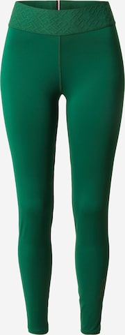 TOMMY HILFIGER Skinny Leggings in Green: front