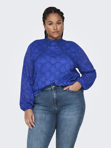 ONLY Carmakoma Bluse 'CARLusia' i blå: forside