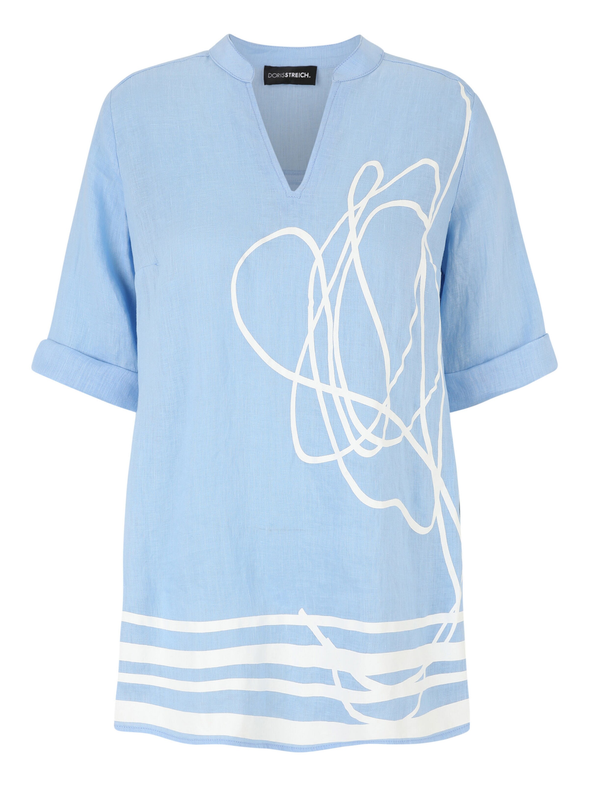 Doris Streich Bluse in Blau: Vorderseite