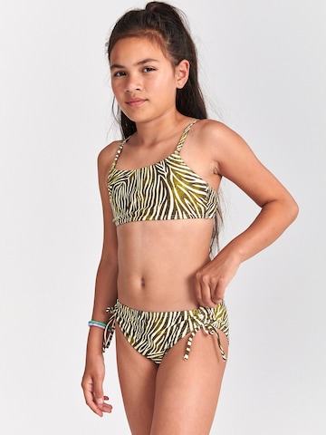 Shiwi Bustier Bikini 'LIV' in Groen: voorkant