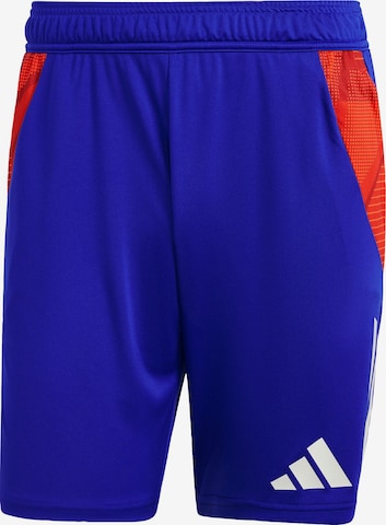 ADIDAS PERFORMANCE Workout Pants 'Tiro 24 Competition' in Blue: front