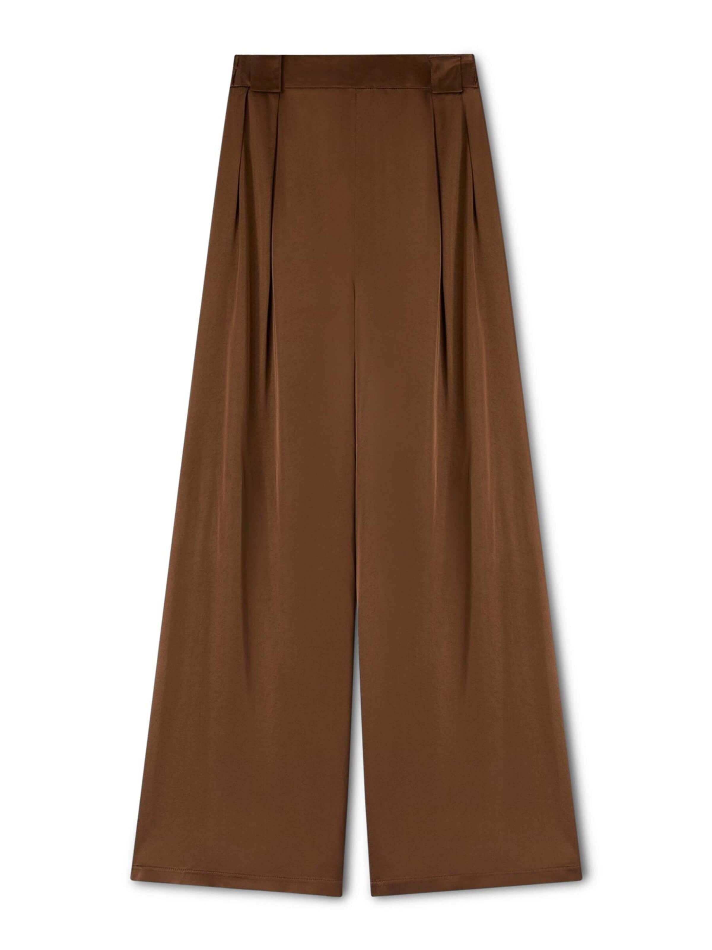 MOTIVI - Pierna ancha Pantalón en marrón: frente