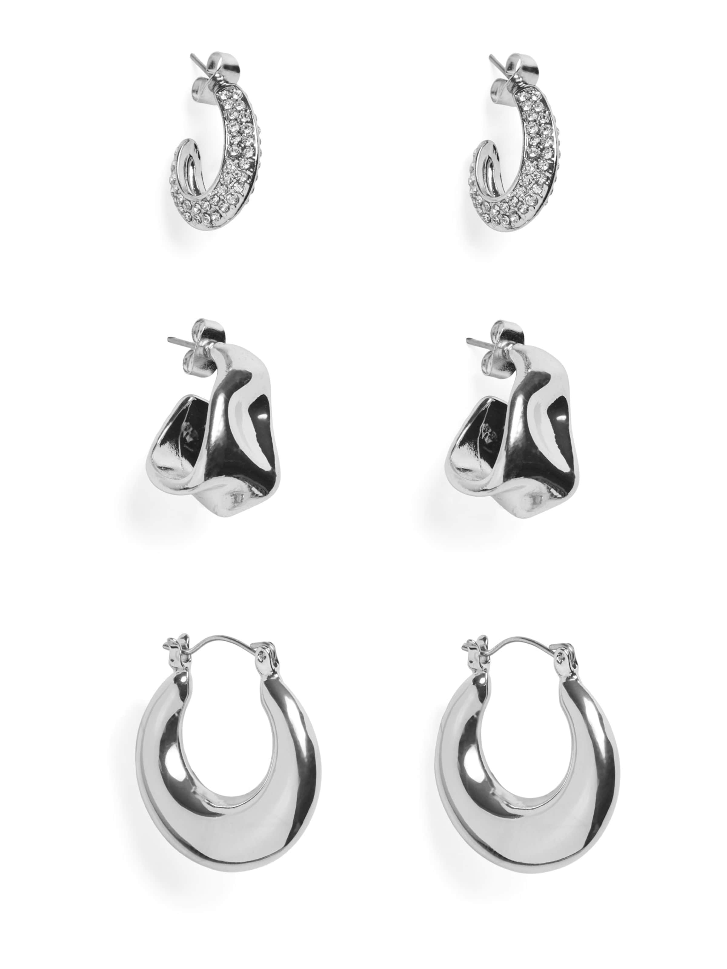 PIECES Earrings 'PCJENNY' in Silver: front