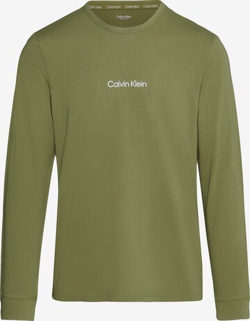 Calvin Klein Underwear Regular Shirt in Groen: voorkant