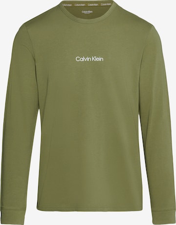 T-Shirt Calvin Klein Underwear en vert : devant